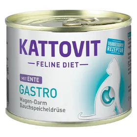 Comparer les prix de Kattovit Gastro canard - Pâtée pour chat