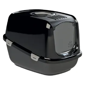 Meilleurs prix pour EcoDome XXL PeeWee Noir - Maison de toilette pour chat