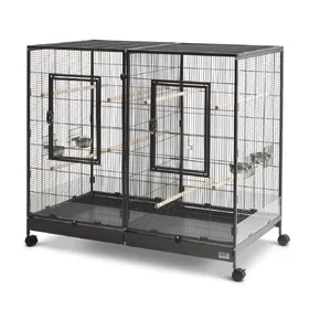 Meilleurs prix pour Cage Savic Tasmania 120 pour rongeur, canari et perruche L 120 x l 65 x H 107 cm (2 colis)