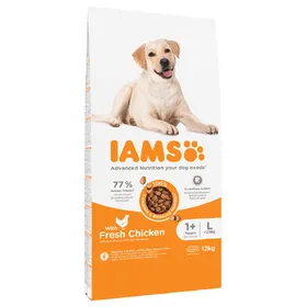 Comparer les prix de IAMS for Vitality Adult Large poulet - Croquettes pour chien
