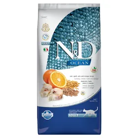 Meilleurs prix pour Farmina N&D Ocean Adult morue, orange - Croquettes pour chat