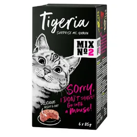 Comparer les prix de Lot Tigeria 24 x 85 g pour chat - Lot mixte 2
