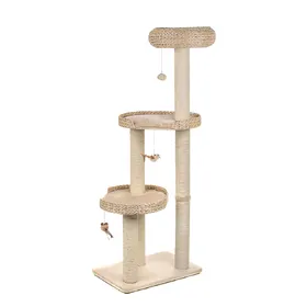 Comparer les prix de Natural Home III Arbre à chat couleur Beige