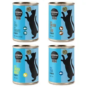 Meilleurs prix pour Cosma Drink 6 x 100 g pour chat - lot mixte (4 saveurs)