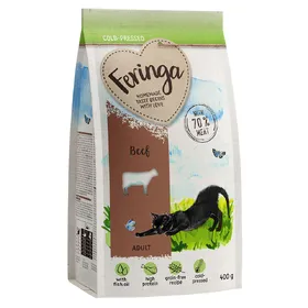 Comparer les prix de Feringa Adult Croquettes pressées à froid bœuf pour chat - 400 g