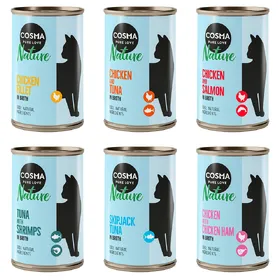 Meilleurs prix pour Cosma Nature 6 saveurs adulte - Pâtée pour chat