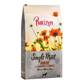 Meilleurs prix pour Single Meat Adult cheval, patate douce - sans céréale Purizon Croquettes pour chien
