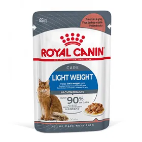 Comparer les prix de Light Weight Care en sauce Royal Canin - Pâtée pour chat