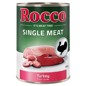 Meilleurs prix pour Rocco Single Meat 6 x 400 g pour chien dinde
