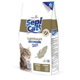 Meilleurs prix pour Litière Sepicat LightWeight Extreme Fresh pour chat - 2 x 15 l