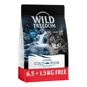Comparer les prix de Cold River Sterilised, saumon Wild Freedom Croquettes pour chat