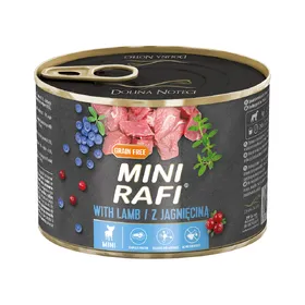 Meilleurs prix pour Lot économique : 24x185g Agneau Rafi Mini nourriture pour chiens humide