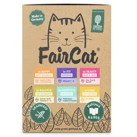 Comparer les prix de Green Petfood FairCat - Pâtée pour chat