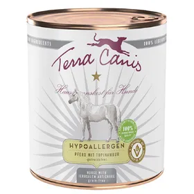 Meilleurs prix pour Terra Canis hypoallergénique cheval, topinambour - Pâtée pour chien