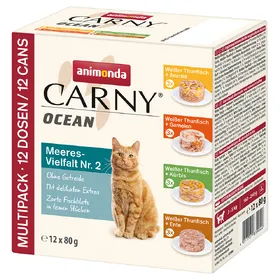 Comparer les prix de Ocean lot mixte II 3 x 4 saveurs Animonda Carny - Pâtée pour chat