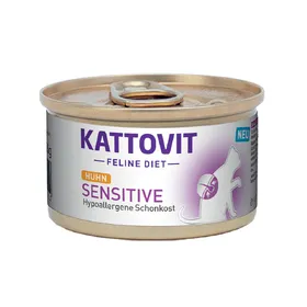 Comparer les prix de Sensitive poulet Kattovit - Pâtée pour chat