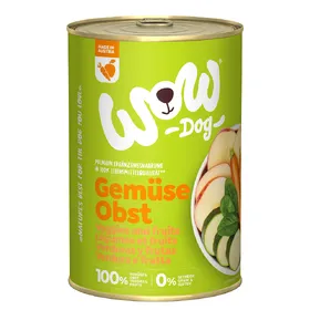 Comparer les prix de Boîtes Chien – Wow 100 % Légumes et fruits–  400 gr