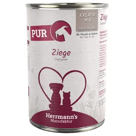 Meilleurs prix pour Lot Herrmann's Pure Viande Bio 24 x 400 g - chèvre
