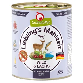 Comparer les prix de GranataPet Liebling's Mahlzeit gibier, saumon, légumes-racines, fenouil
