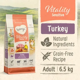 Meilleurs prix pour Feringa Vitality Sensitive dinde pour chat - 6,5 kg