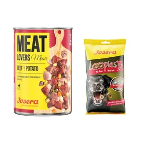 Meilleurs prix pour Josera Meatlovers Menu bœuf, pommes de terre - Pâtée pour chien