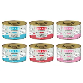 Meilleurs prix pour Grau menu gourmand lot mixte (3 variétés) - Pâtée pour chat