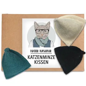 Meilleurs prix pour Lot de 3 coussins à la menthe à chat Kater Kasimir - pour chat