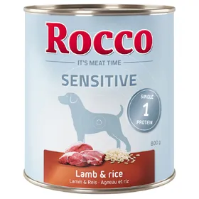 Meilleurs prix pour Lot Rocco Sensitive 24 x 800 g - agneau, riz
