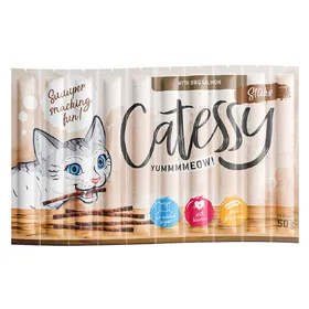 Meilleurs prix pour Catessy Sticks 10 x 5 g pour chat - saumon BBQ