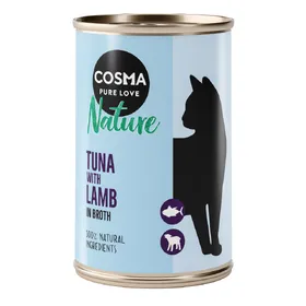 Meilleurs prix pour Cosma Nature 6 x 140 g - thon, agneau