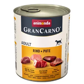 Comparer les prix de Original bœuf, dinde Animonda GranCarno - Pâtée pour chien