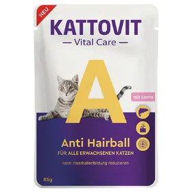 Meilleurs prix pour Kattovit Vital Care Anti Hairball saumon - Pâtée pour chat