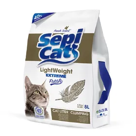 Meilleurs prix pour Litière Sepicat LightWeight Extreme Fresh pour chat - 16 L