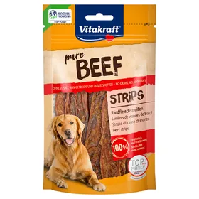 Comparer les prix de Vitakraft BEEF Lamelles de bœuf pour chien - 80 g