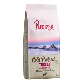 Meilleurs prix pour Purizon Coldpressed dinde, huile de chanvre pour chien - 1 kg