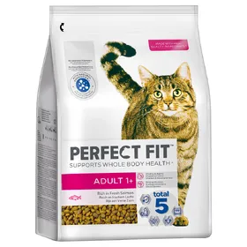 Comparer les prix de PERFECT FIT Adult 1+ Riche en saumon pour chat - 2,8 kg