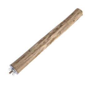 Comparer les prix de Perchoir en bois naturel TIAKI taille M 3-4 cm, 30 cm, accessoire pour cage à oiseaux