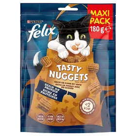 Comparer les prix de Felix Tasty Nuggets poulet, canard pour chat - 2 x 180 g
