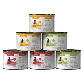 Comparer les prix de catz finefood Senior 6 x 200 g pour chat  - lot mixte (3 variétés)