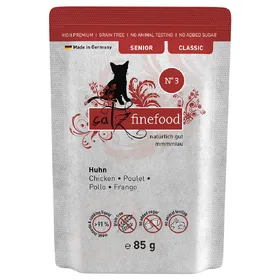 Meilleurs prix pour Lot catz finefood Senior 32 x 85 g - N° 3 poulet