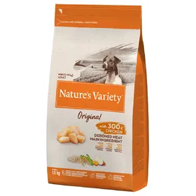 Comparer les prix de Nature's Variety Original Mini Adult poulet pour chien - 1,5 kg