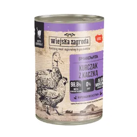 Comparer les prix de Wiejska Zagroda 12 x 400 g pour chat - poulet, canard