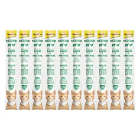 Comparer les prix de GimCat Sticks Bâtonnets pour chat - agneau, volaille (30 friandises)