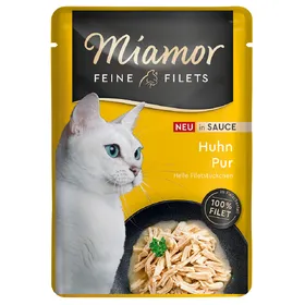Comparer les prix de Lot Miamor Filets fins en sauce 24 x 100 g - pur poulet