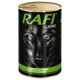 Meilleurs prix pour 1240g Rafi Dog venaison, nourriture humide