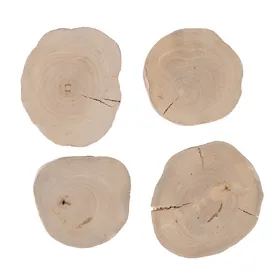 Meilleurs prix pour lot de 4 rondelles de bois de café 6-10cm à grignoter TIAKI Snack pour petits animaux