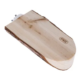 Meilleurs prix pour TIAKI Plateforme en bois avec écorce, ovale env. 8x4x17cm Petit animal
