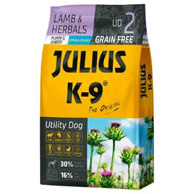 Comparer les prix de JULIUS K-9 Puppy & Junior agneau, herbes - 10&nbsp;kg