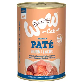 Meilleurs prix pour Lot WOW Cat Adult 12 x 400 g - poulet, saumon
