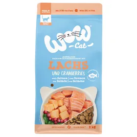 Comparer les prix de WOW Cat Adult saumon - 2 kg